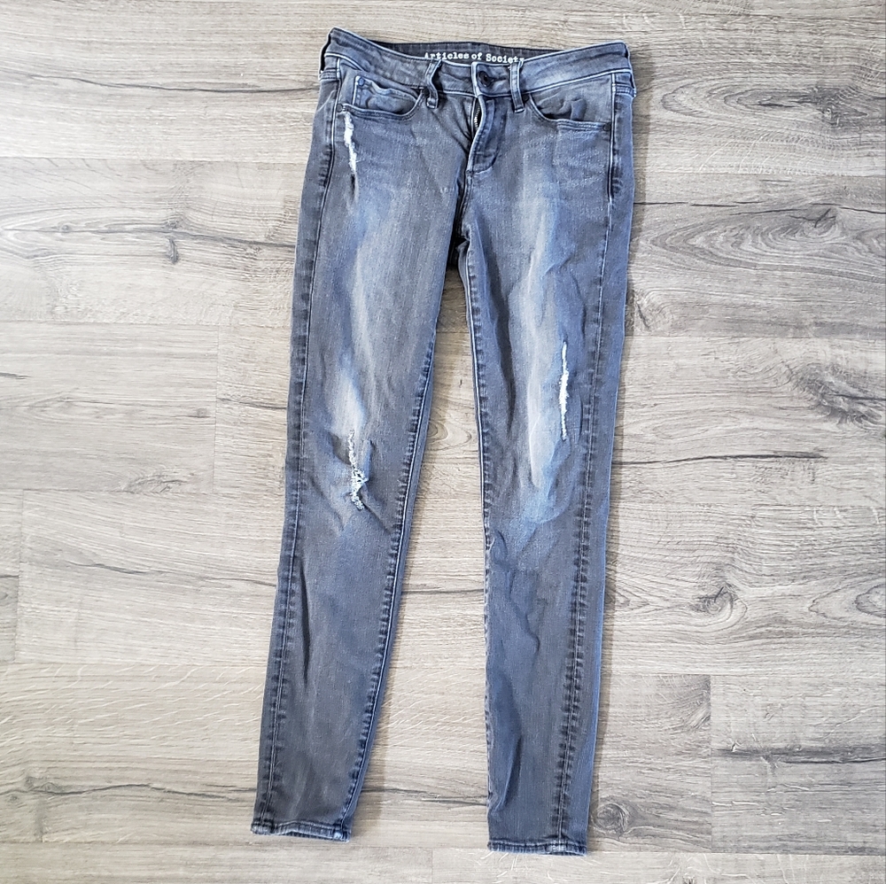 Articles of Society Skinny Jeans Black Sz 26